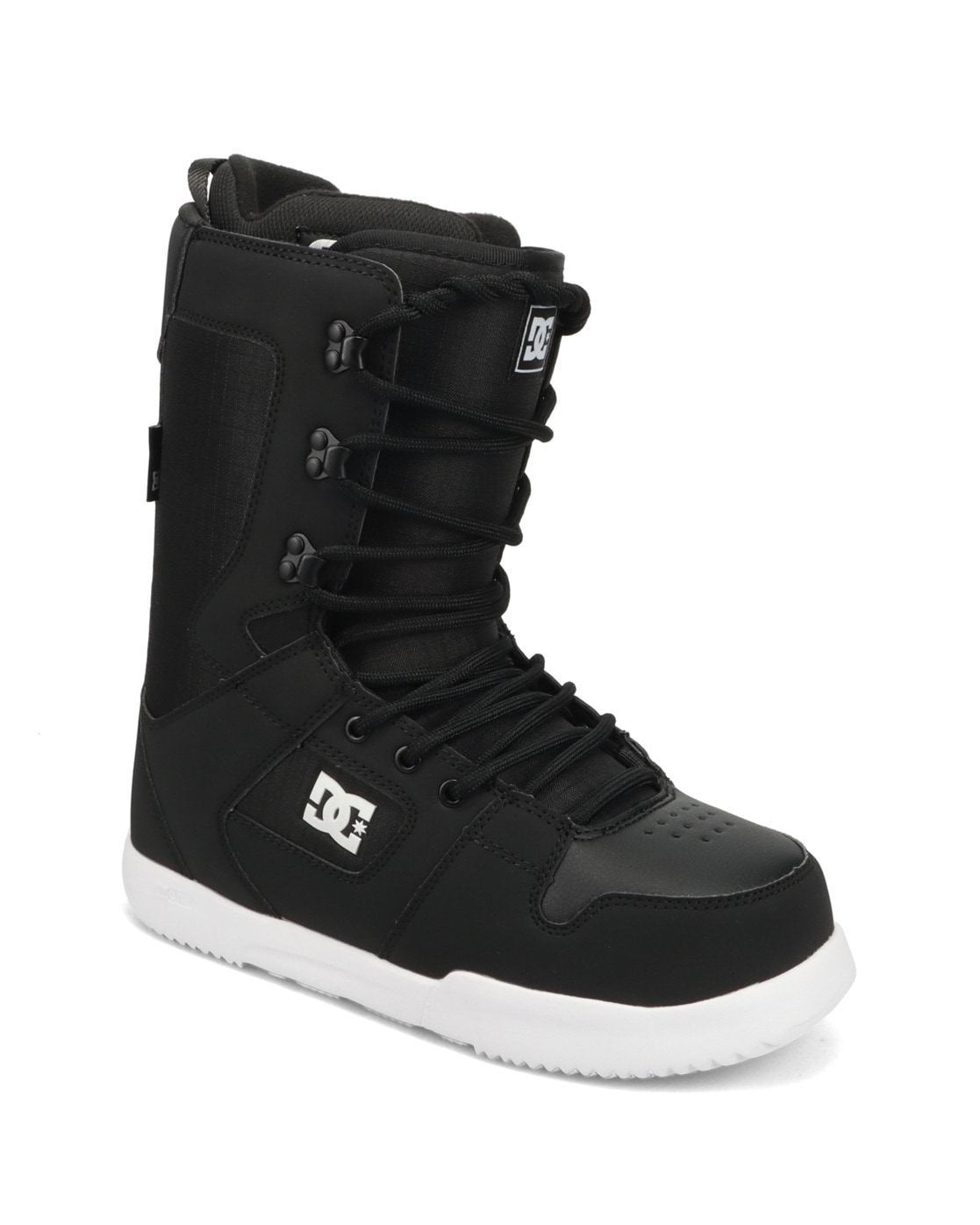 Snowboardboots DC SHOES "Phase" Gr. 7, schwarz-weiß (schwarz, weiß), Schuhe, 7(39), Obermaterial: Synthetikmaterial / Futter: Textil / Außensohle: EVA