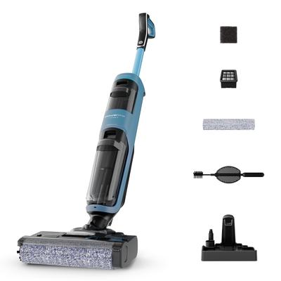 ROWENTA Nass-Trocken-Akkusauger "Rowenta X-Clean 2", blau aqua, B:21cm H:115cm T:28cm, Akkusauger, selbstreinigend, saugen und wischen, 35 Min. Autonomie, leicht Image