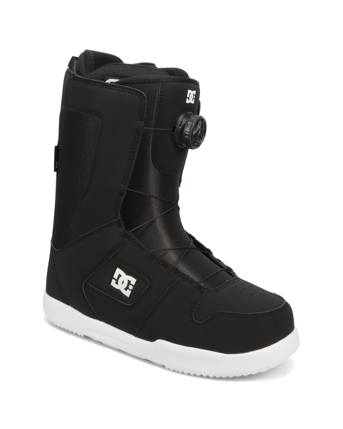 Snowboardboots DC SHOES "Phase" Gr. 7, schwarz-weiß (schwarz, weiß), Schuhe, 7(39), 77.4% Synthetikmaterial, 22.6% Textil