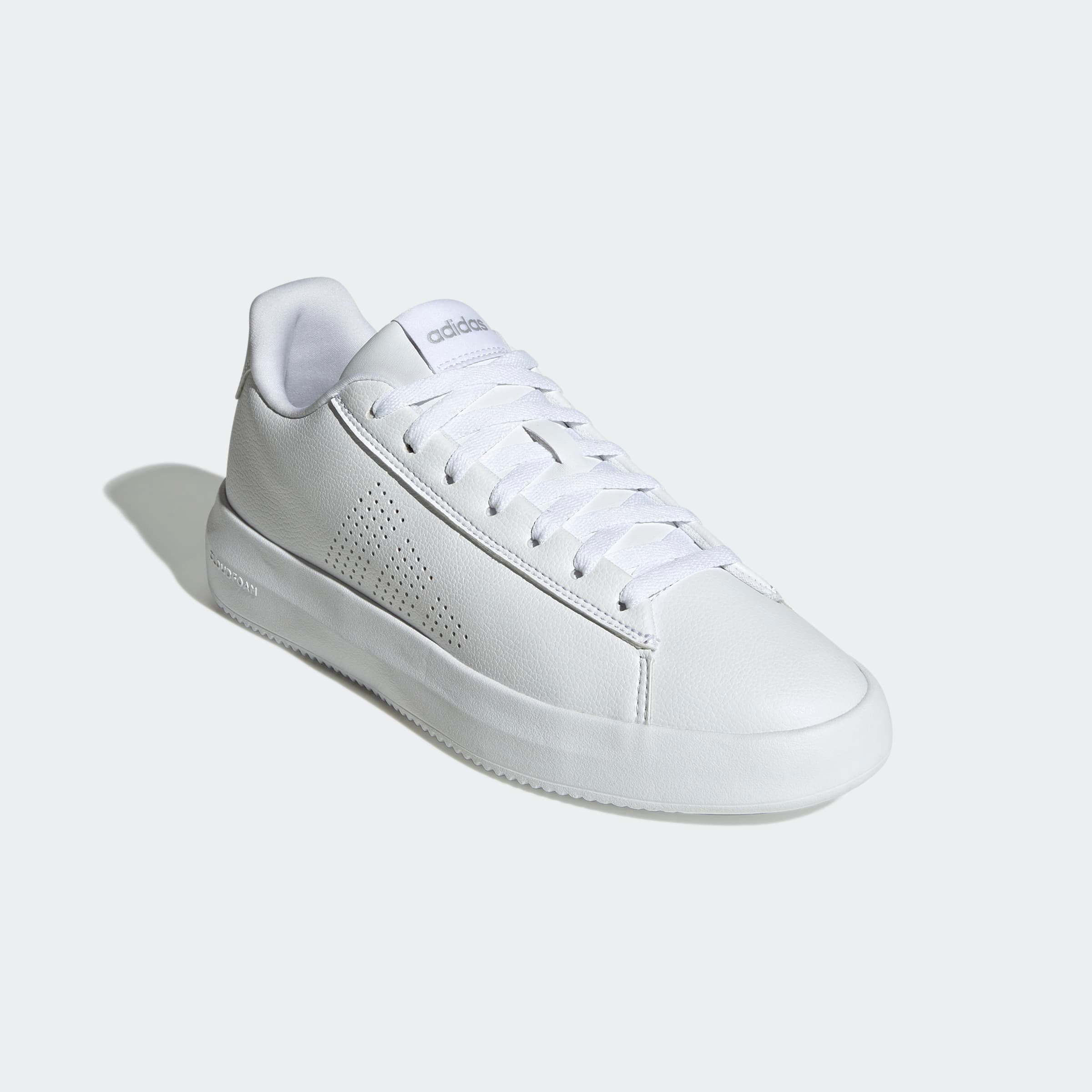 Sneaker ADIDAS SPORTSWEAR "ACESMASH BASE E", Gr. 41, cloud weiß, core schwarz, grau two, Synthetik, Textil, sportlich, Schuhe