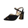 Riemchensandale PAUL GREEN "Paul Green Sandalen Leder", Damen, Gr. 36, blau (dunkelblau), Leder, casual, Schuhe