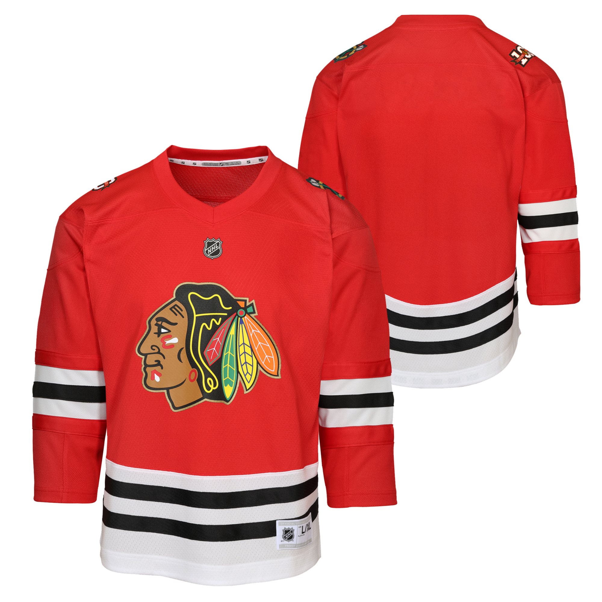 Chicago Blackhawks Fanatics Replica Hundertjahrfeier Heimtrikot - Rot - Jugendliche Image