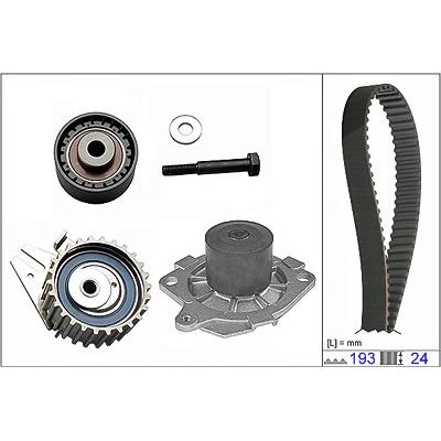 Schaeffler Ina Wasserpumpe + Zahnriemensatz [Hersteller-Nr. 530062330] für Fiat Image
