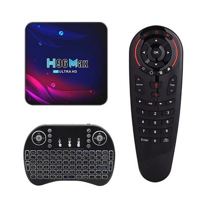 H96 Max V11 RK3318 4K Hd Youtube Google Play 2.4G 5G Wifi BT4.0 Receiver Media Player HDR USB 3.0 4GB 32GB 64GB Smart Android 11 TV Box