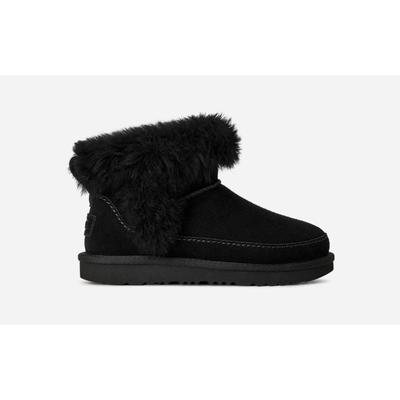 UGG ® Kids' Classic Ultra Mini Chalet Sheepskin Classic Boots in Black