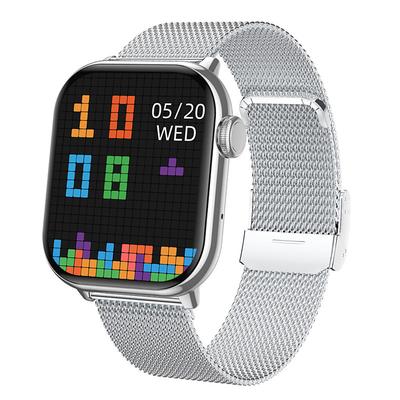 1.85 Large Screen Men Women BT Call Smart Watch 100 Sport Modes Heart Rate Sleep Health Watches Local Music Weather Smartwatch