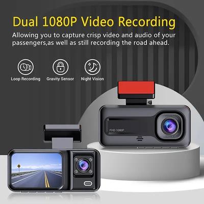 1080p Full HD / Boot automatic recording Car DVR 90 Degree Wide Angle CMOS 2 inch IPS Dash Cam with Loop recording / Fast recording / Video photo 4 infrared LEDs Car Recorder