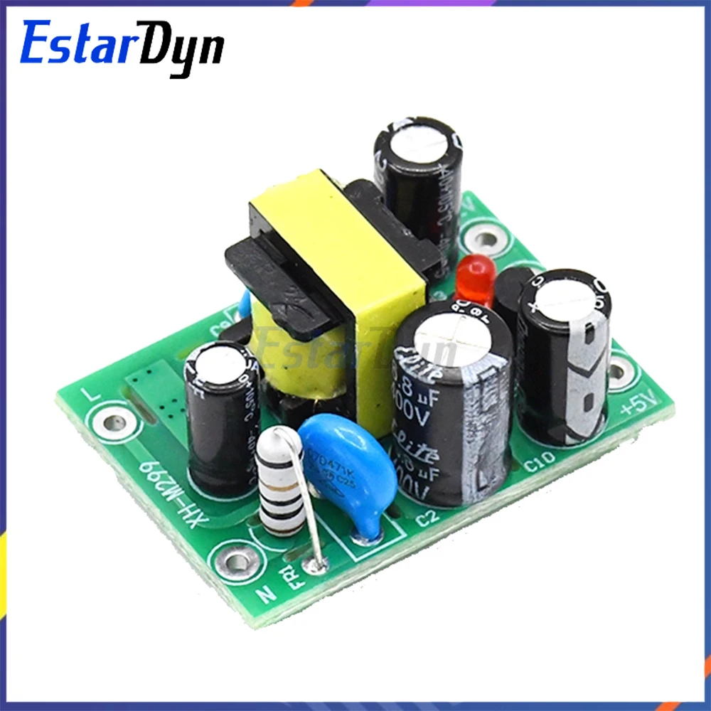AC-DC-Schaltnetzteilmodul 110–220 V auf 5 V/12 V, isolierter Konverter mit zwei Ausgängen, 100 mA, 500 mA, für LED-Arduino-DIY Image