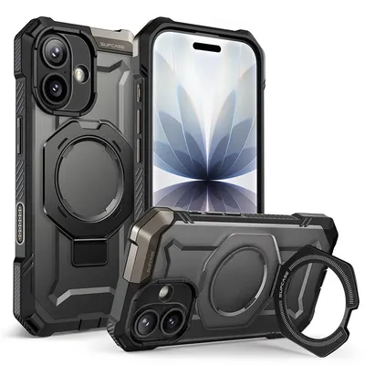 For iPhone 17 Case mit Kamera-Steuerung, Capture-Taste, SUPCASE UB-Griff, robuste, magnetische MagSafe-Handyhülle mit Ständer