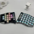 Sofle Kit tastiera divisa wireless a basso profilo Dual-mode RGB Hot Swap Kailh Low Axis Choc V1 Choc V2 Tastiera meccanica da gioco