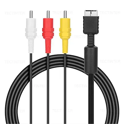 Für PS3 PS2 PS1 PlayStation 6ft/1,8 M AV Kabel Splitter RCA Audio Video Verlängern Kabel zu Monitor TV RCA Draht Konverter Adapter