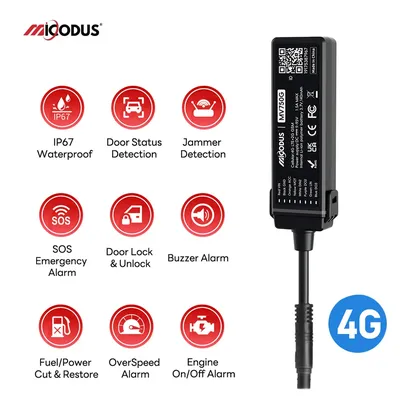 Android Ios Tracking System Micodus MV750G Wasserdichte Wired Auto Gps Smart Terminal Remote Start Stop Motor Fahrzeug Gps Tracker
