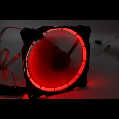 1pcs 120mm fan Computer LED Fan Water Cooler Cooler Fan Case Cooler Fans Cooling Case Fan CPU fan dual led ring