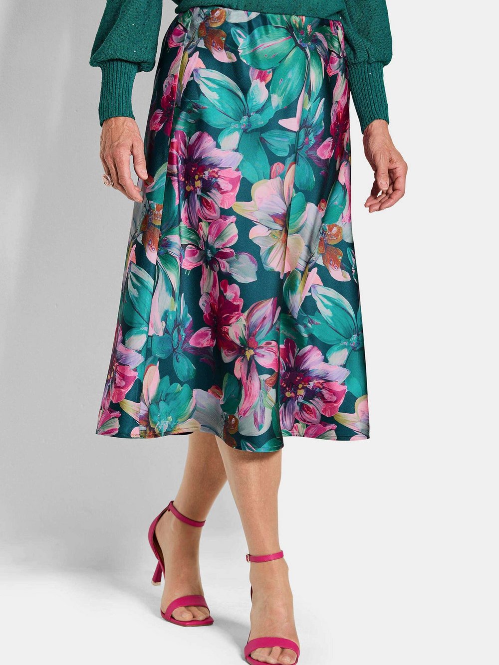 Goldner Schlupfröcke Damen smaragd, 48