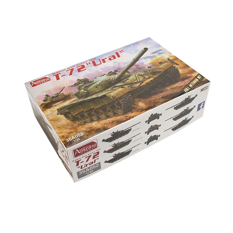 Amusing Hobby 35A052 1/35 russischer Kampfpanzer T-72 „Ural“ kompletter Innensatz, Sammlung, militärischer zusammengebauter Panzermodellbausatz Image