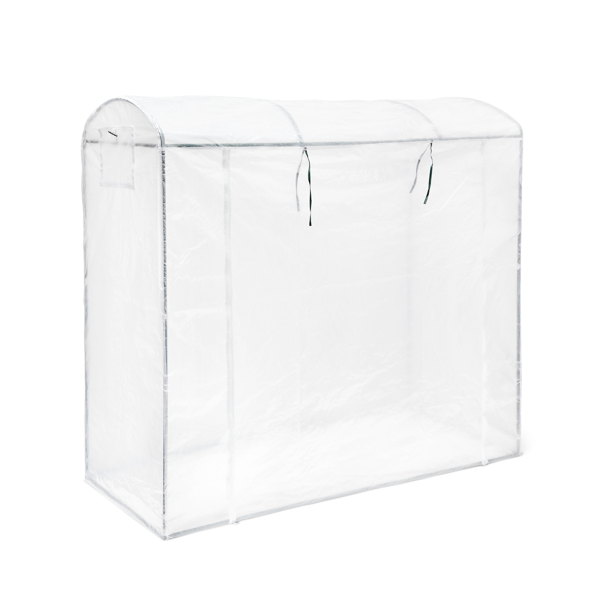 Relaxdays Tomatengewächshaus TAMARA XL, rundes Dach, groß, UV beständig Frühbeet, Tomatenzelt 170x200x82 cm, transparent Image