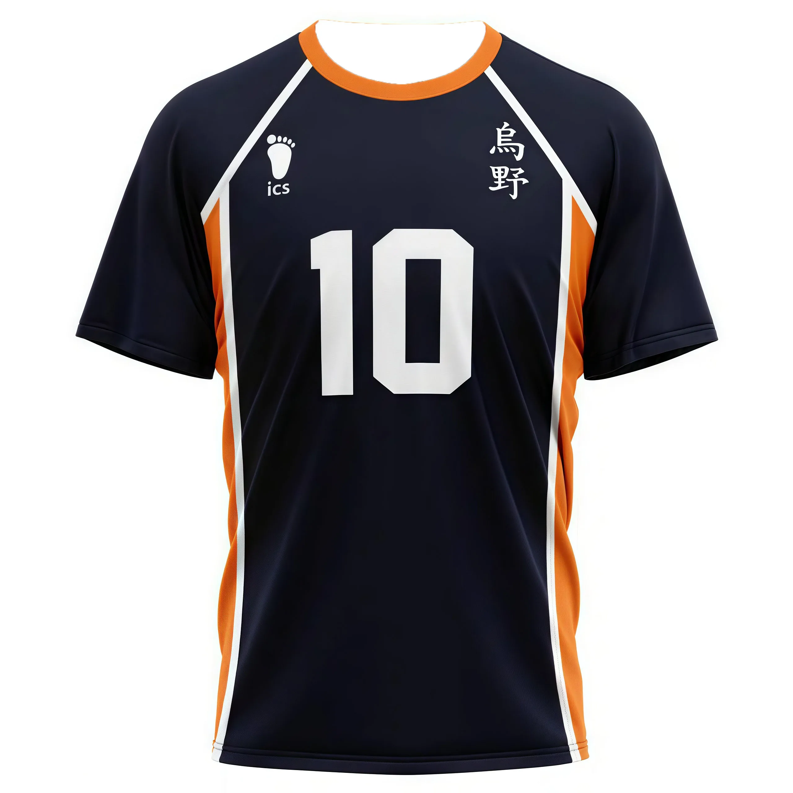 Japanese Anime Character Volleyball Boy Jersey, Quick-drying Short-sleeved T-shirt, Children's and Adults' Short-sleeved Shirt