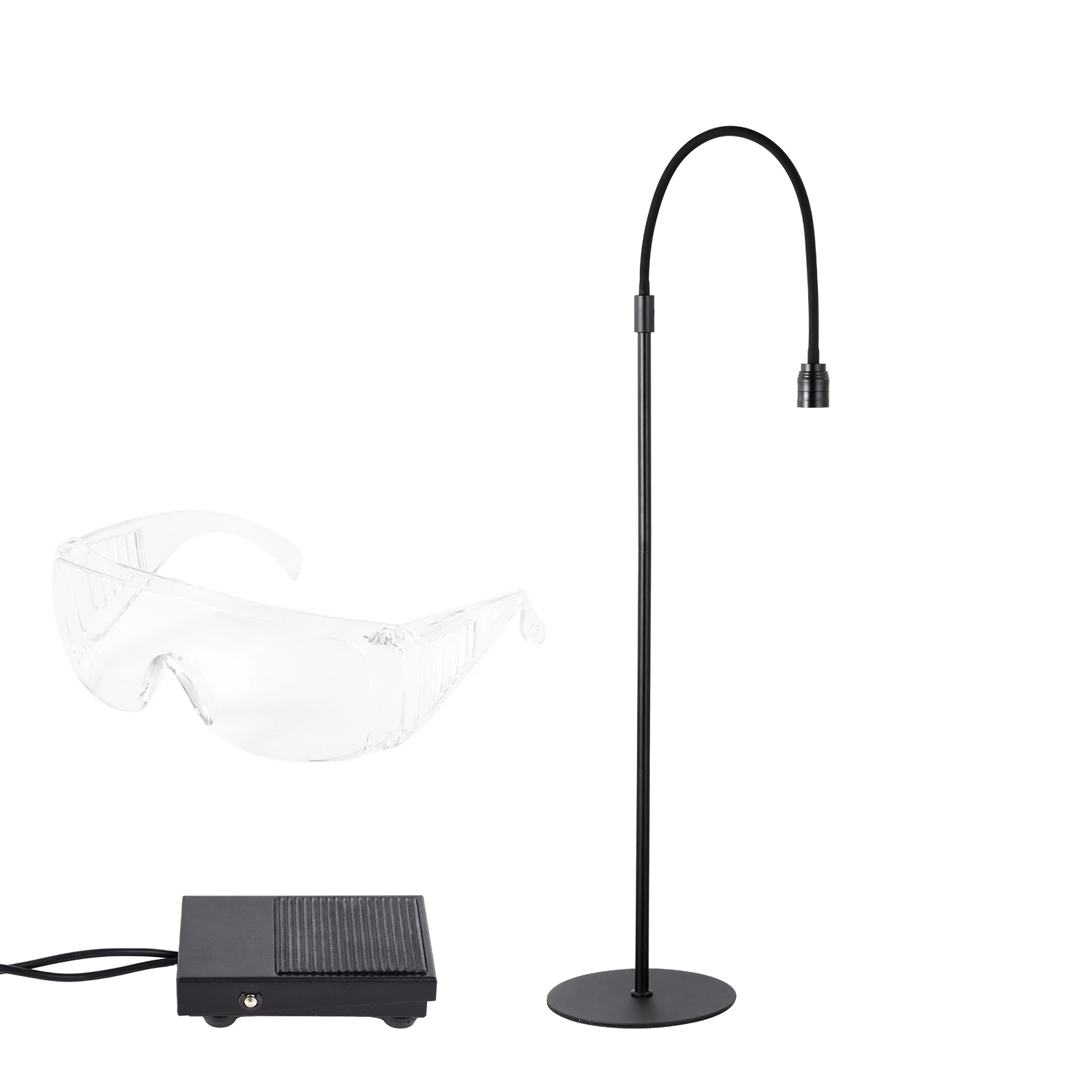 Adjustable UV Lash Extension Light, LED Lamp with Variable Angle for Precision Work in Beauty Salons and Nail Studios