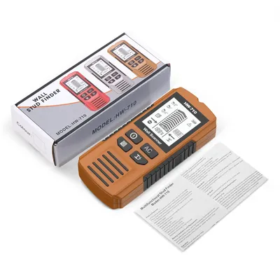 Wall Metal Detector 6 in 1 Depth Wall Stud Finder Metal Wood Studs AC Voltage Live Wire Detect Wall Scanner Electric Box Finder
