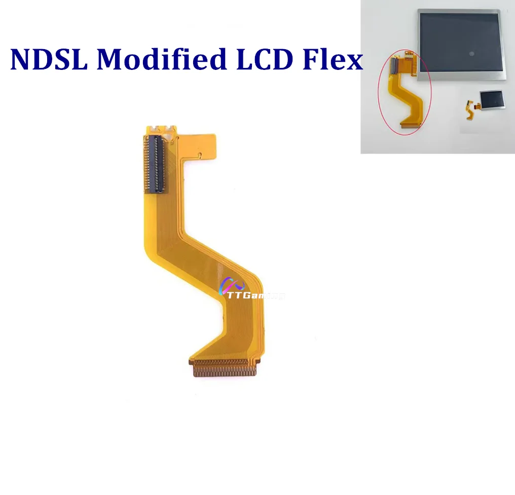 1PCS 5PCS For Nintendo DS Lite NDSL Modified LCD Screen Bottom Screen Change To Up Screen Flexible Cable Replacement Part