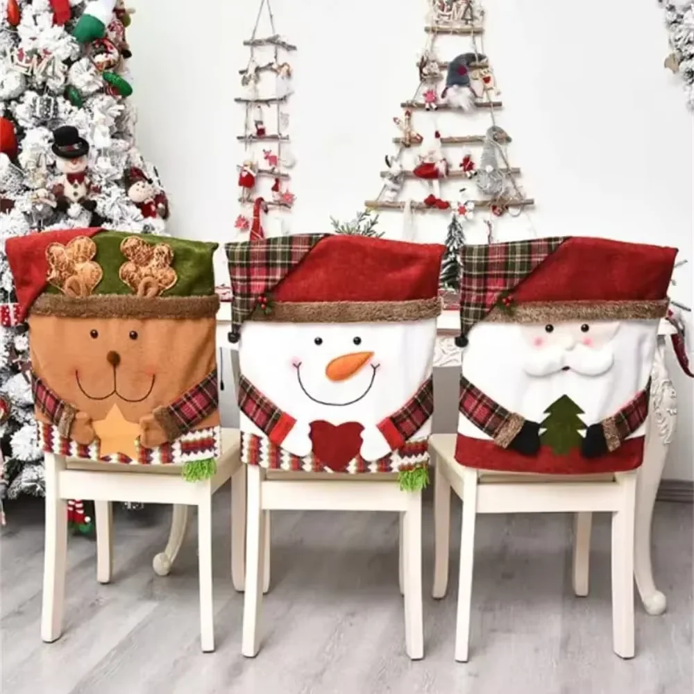 Weihnachtsdekoration Stuhlset Hocker Set Neue Puppenstuhlbezug Europa und die Vereinigten Staaten Dekorative Heimtextilien