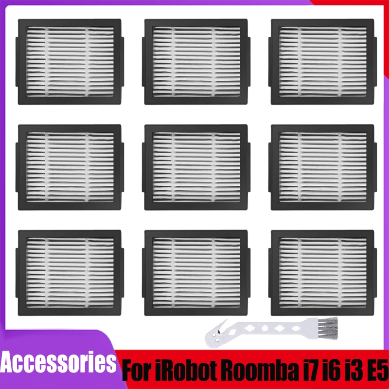 Für iRobot Roomba evo i e Serie i7 i7+ i3 i3+ i4 i6 i6+ i8 i8+ E5 E6 E7 Serie Roboterstaubsauger HEPA-Filter Ersatzteile Image
