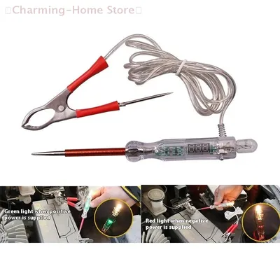 【M】6V-36V Elektrische Spannung Tester Stift Sonde Lampe Dual-farbe LED Licht Auto Auto Licht Circuit-Tester Auto Schaltung Reparatur Werkzeuge