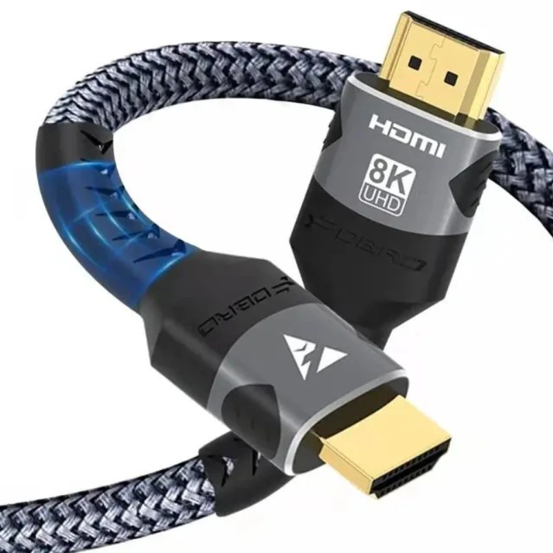 8K HDMI 2.1 Kabel 4K@120Hz 8K@60Hz 48Gbps EARC ARC HDCP Ultra High Speed HDR für RTX Videokabel PC Laptop Projektor HD TV PS5 Image