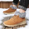 Männer Stiefel Schnee Warme Stiefeletten Plüsch Winter Stiefel Für Männer Outdoor Walking Plattform Casual Schuhe Schuhe Größe 39-46