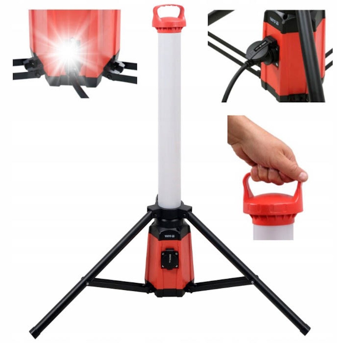 Arbeitsleuchte 100W, 7500lm 5000K 360°, 77x74x150 cm Image