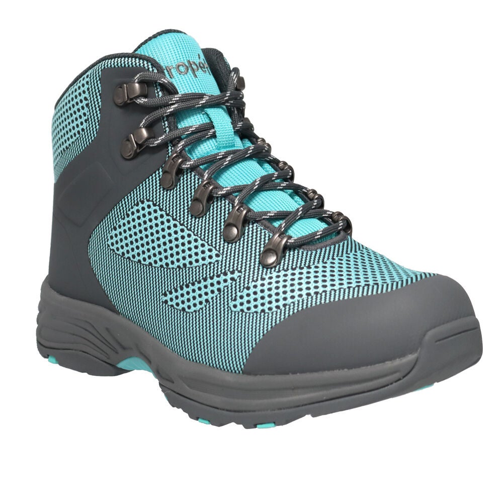 Women's Conni Hiking Boot by Propet in Aqua Grey (Size 8.5 XXW)