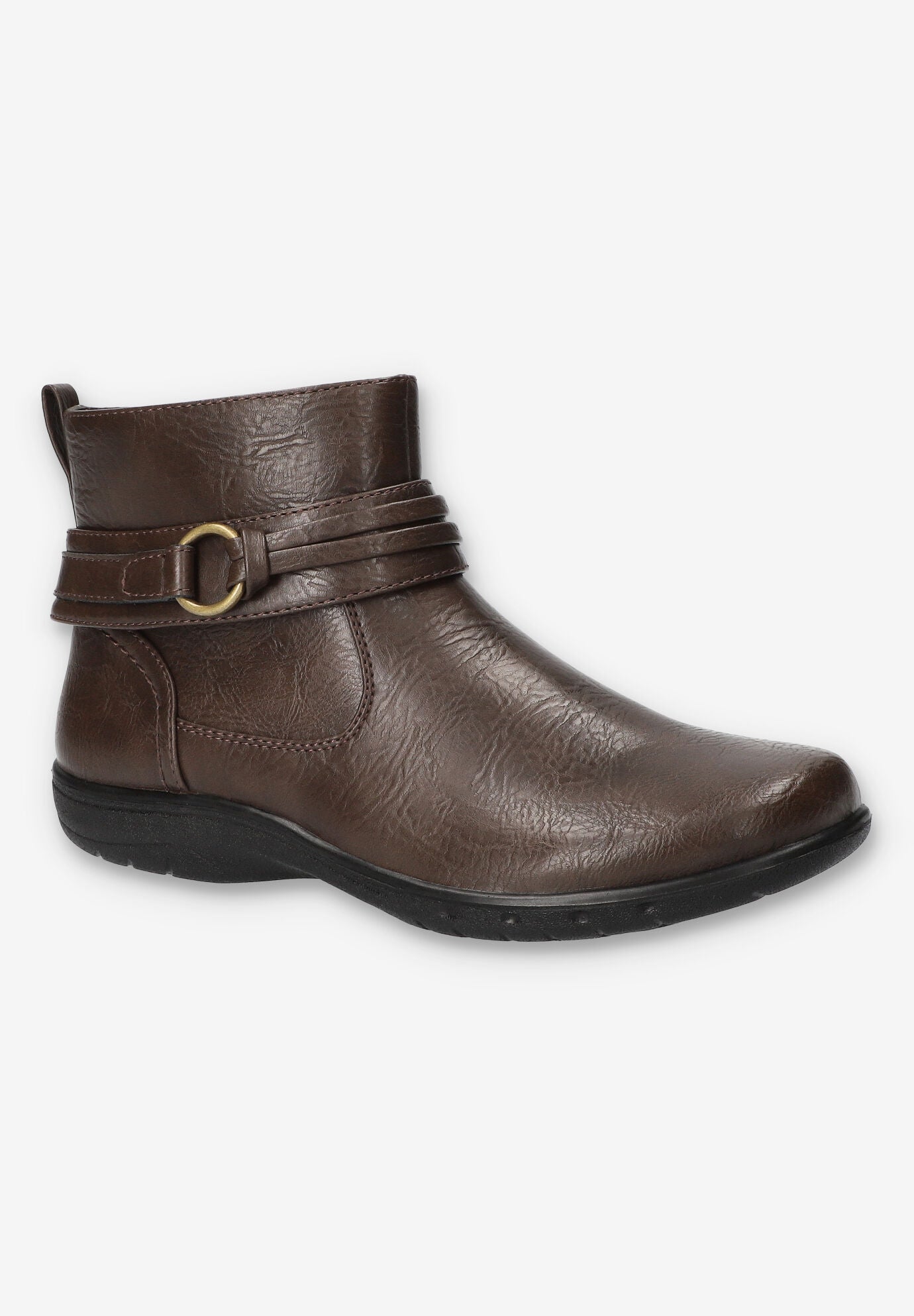 Women's Exeter Ankle Boot by Easy Street in Brown (Size 11 M)