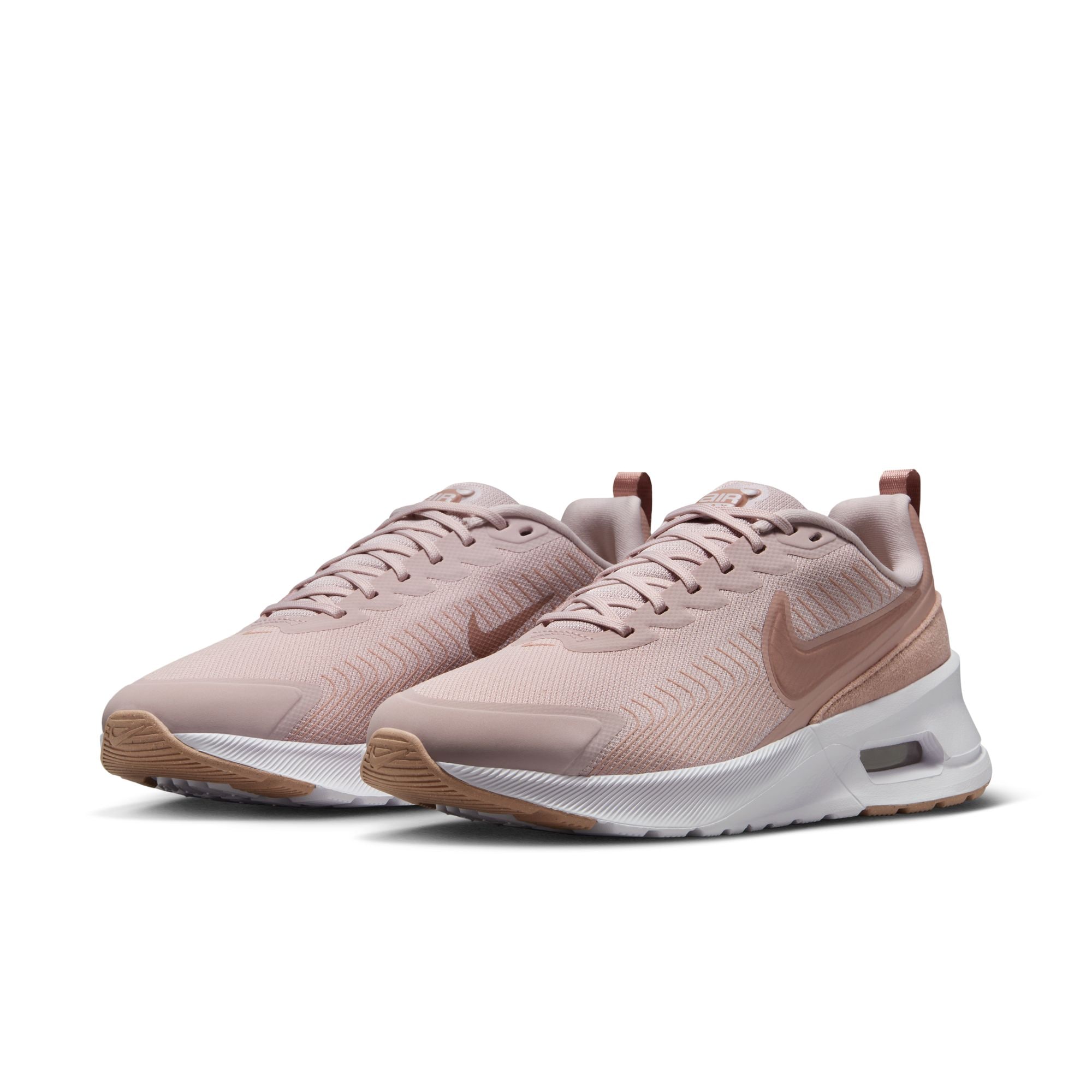 Sneaker NIKE SPORTSWEAR "W AIR MAX NUAXIS", Damen, Gr. 43, barely rose, particle pink, pink oxford, Synthetik, Textil, Schuhe Sneaker