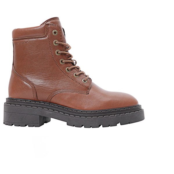 Ten Points - Women's Sonja Lace Boots Tanned Leather - Freizeitstiefel 36 | EU 36 braun