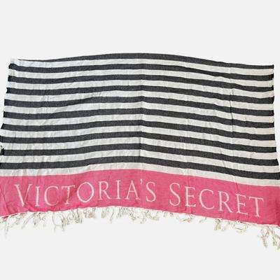 Victoria's Secret Other | Victoria's Secret Striped Beach Blanket- Nip | Color: Black/White | Size: Os