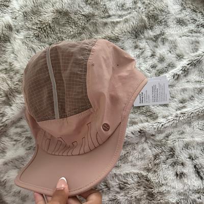 Lululemon Athletica Accessories | Lululemon Athletica Draw Cord Hiking Cap | Color: Pink | Size: L/Xl