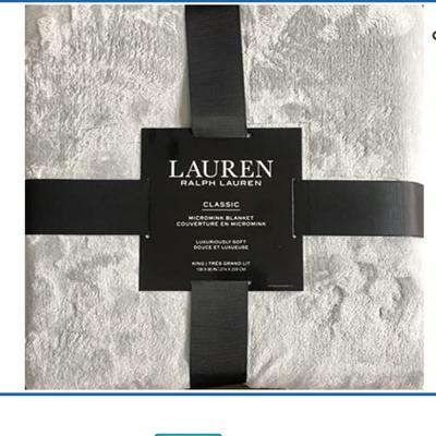 Ralph Lauren Accents | Lauren Ralph Lauren Micromink Blanket King | Color: Gray | Size: King