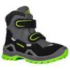 Winterstiefel LOWA "MILO EVO GORE-TEX MID JR", Damen, Gr. 33, limone, grau, Textil, Synthetik, sportlich, Schuhe, wasserdicht, gefüttert, mit Klettverschluss