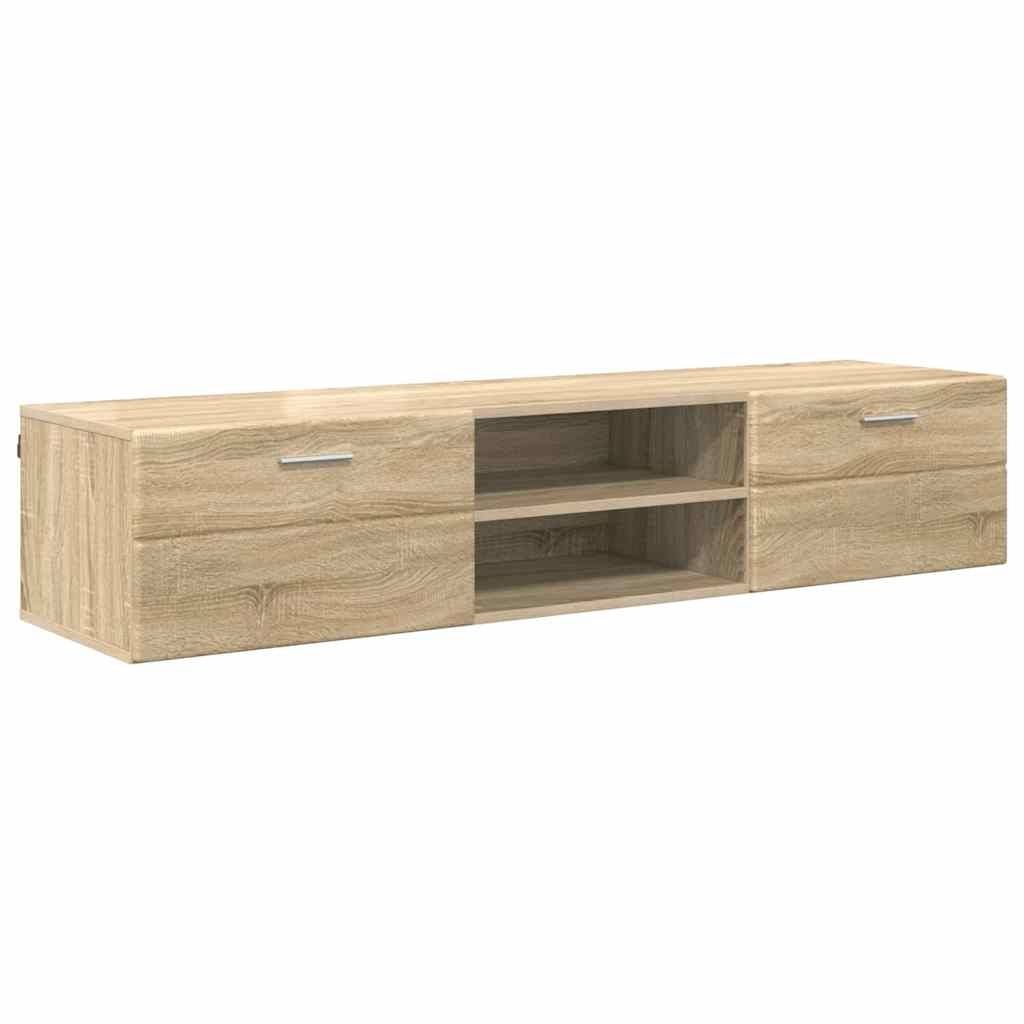 vidaXL TV-Schränk Sonoma Eiche 150 x 39 x 30 cm Holzwerkstoff Image