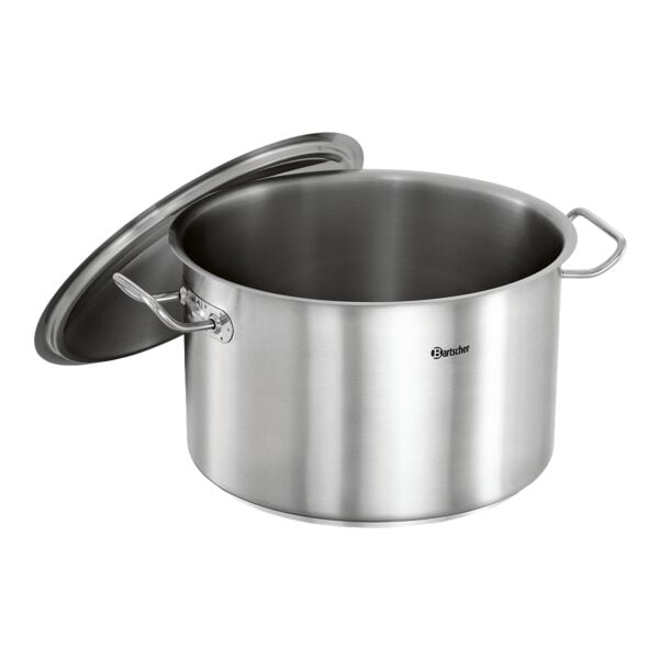 Bartscher Kochtopf Edelstahl 16 Liter mit Deckel silber, 35.5x27x44.3 cm Image