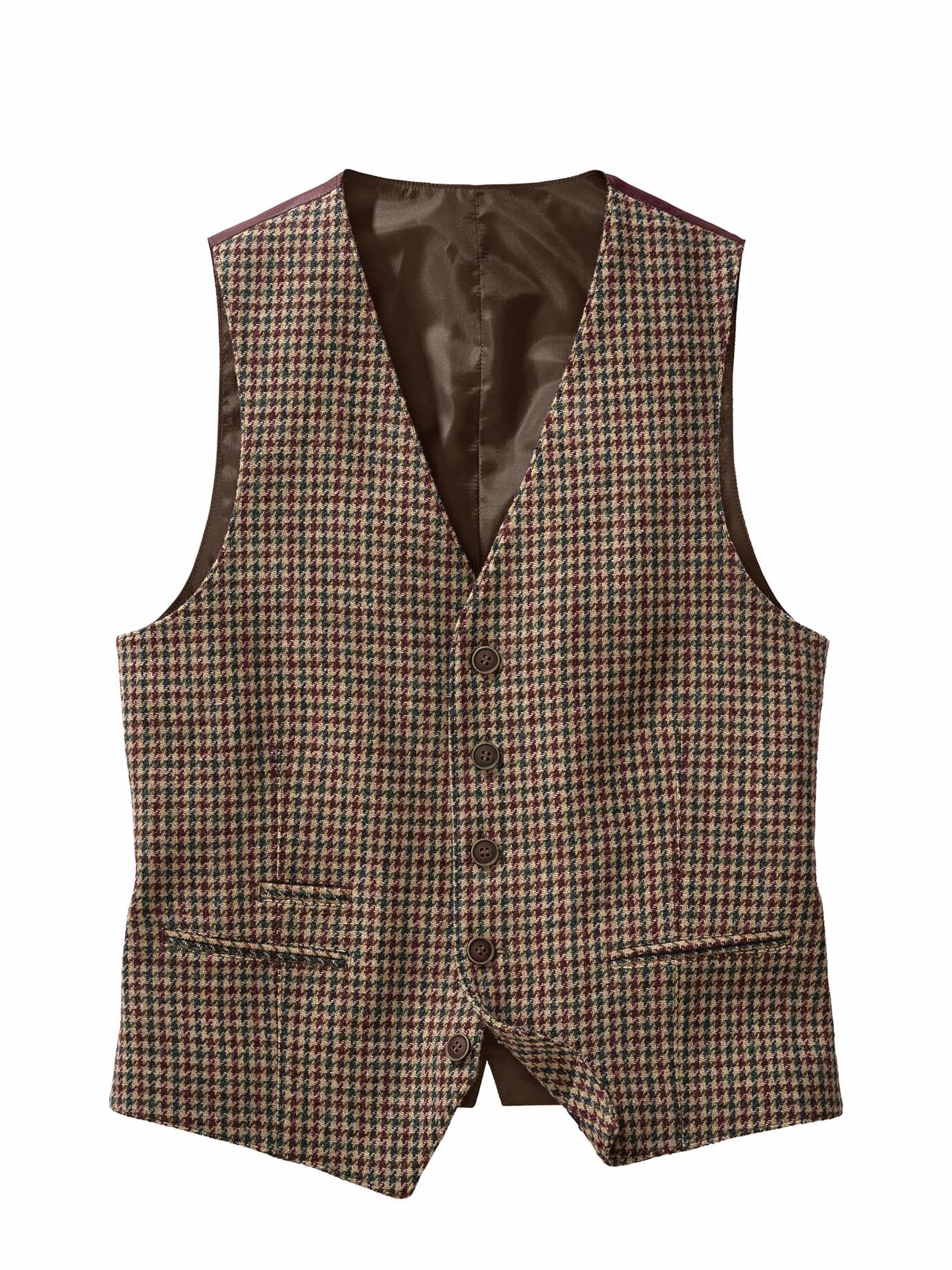 Farbkreis-Tweed-Weste Image