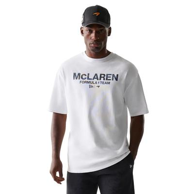 McLaren New Era Wordmark T-Shirt – Weiß Image