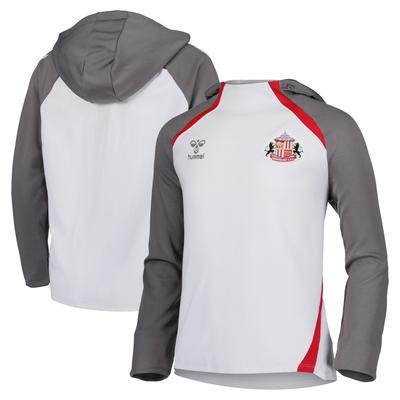 Sunderland Hummel Trainings-Hoodie – Weiß – Kinder Image