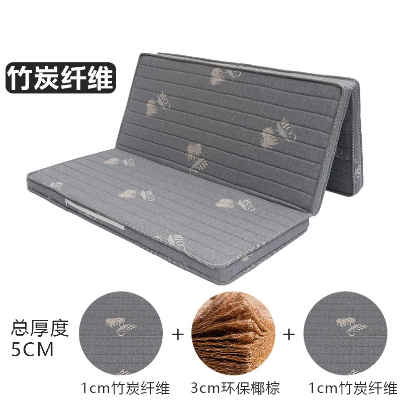 Natural Coir mattress coconut palm mattress pad hard coir palm folding mattress children