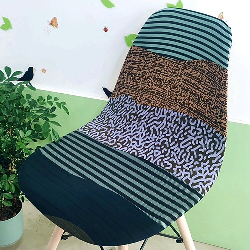 Stuhlbezug aus Polarfleece, Stretch-Schonbezug, Sitz- und Stuhlschutz für zu Hause, langlebiger, rutschfester Stuhlbezug Image