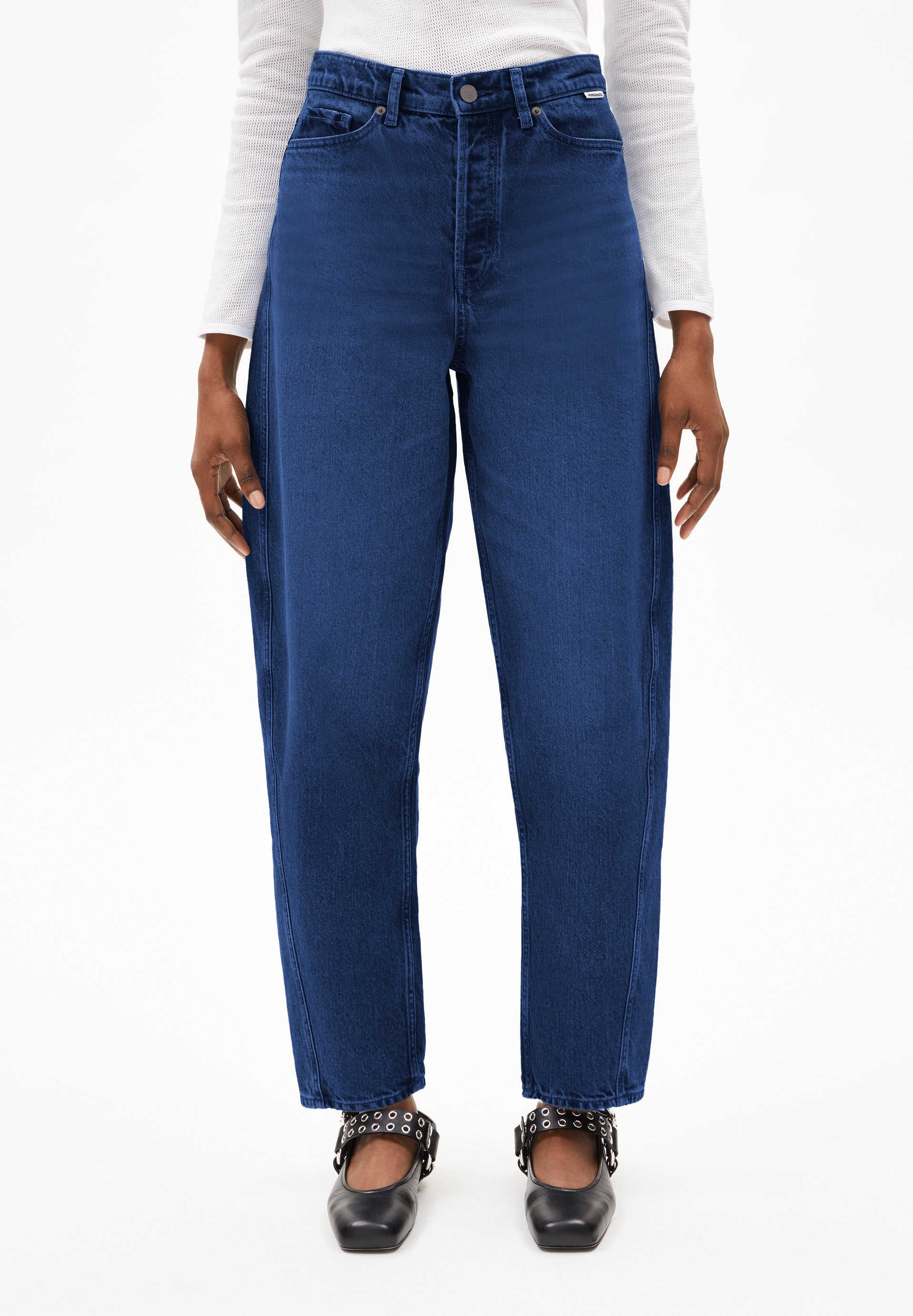 BAARELL | Barrel Jeans recycelte Baumwolle - blau (26-32) Image