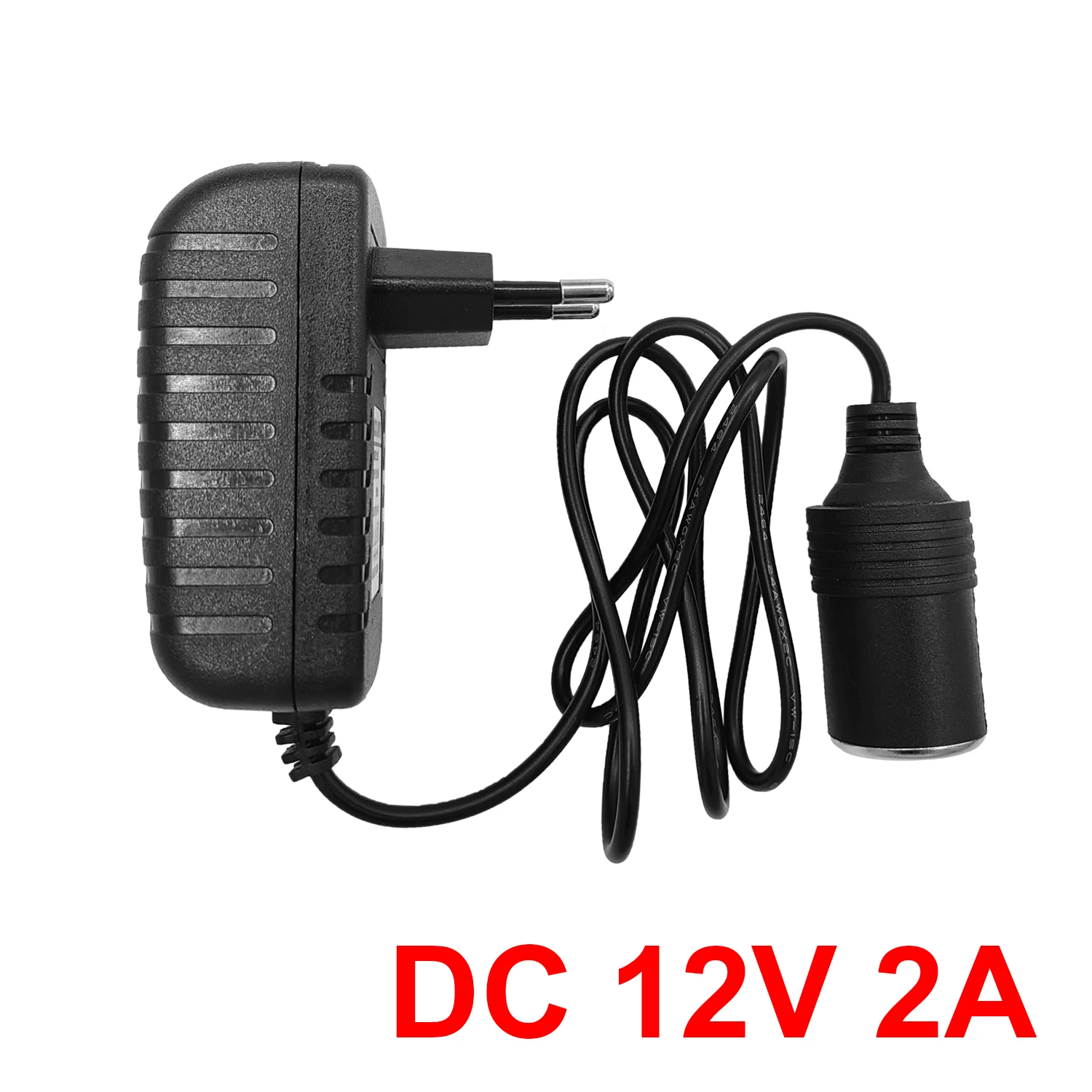 AC 100 V/240 V DC 12 V 2A für Auto-Zigarettenanzünder-Netzteil, 220 V auf 12 V Volt, Ladegerät, Konverter, Heimteile, Autoladegerät Image