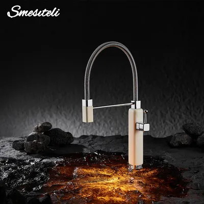 Bathroom Faucet Basin Mixer Tap for Home Decoration Hardware Bathroom Facilities Kitchen Sink Tap Modern Minimalist Style