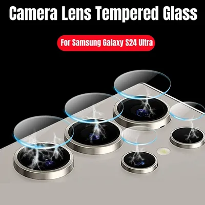 3Pcs Kamera Objektiv Glas Für Samsung Galaxy S25 Ultra Plus S24 S23 Ultra HD Klar Kamera Schutz Für S25 S24Ultra Ziai Objektiv Film