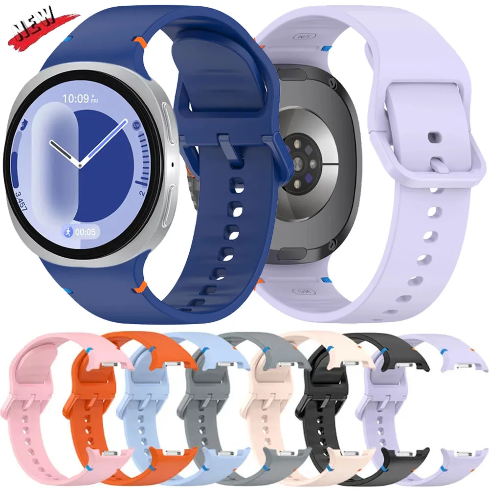Originalarmband für Samsung Galaxy Watch 8 Classic 46 mm Silikon-Smartwatch-Armband Correa Galaxy Watch 8 40 mm 44 mm Sportarmband Image
